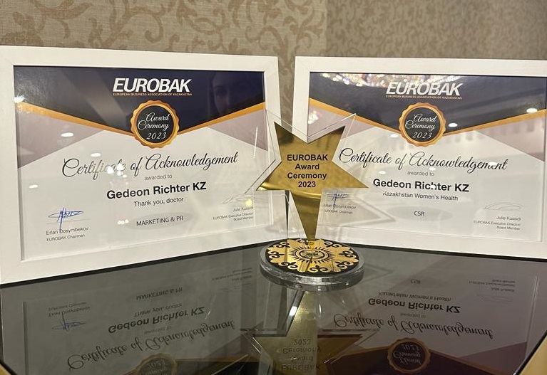 Социальные проекты компании Gedeon Richter KZ продолжают завоевывать признание!