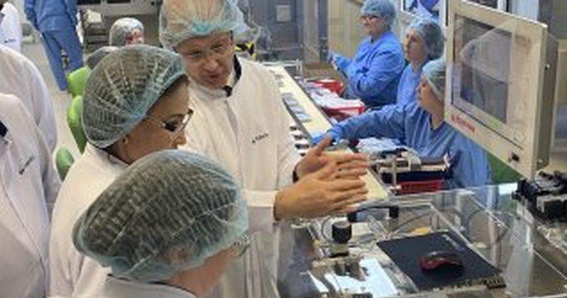 Министр здравоохранения РК посетила производственные площадки компании SANTO