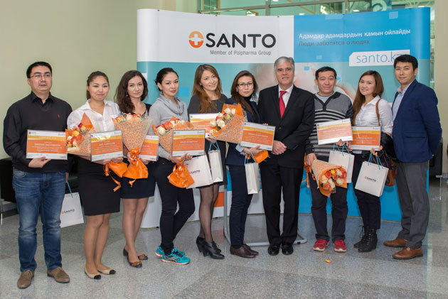 Компания «SANTO» вручила гранты молодым ученым из Назарбаев Университета